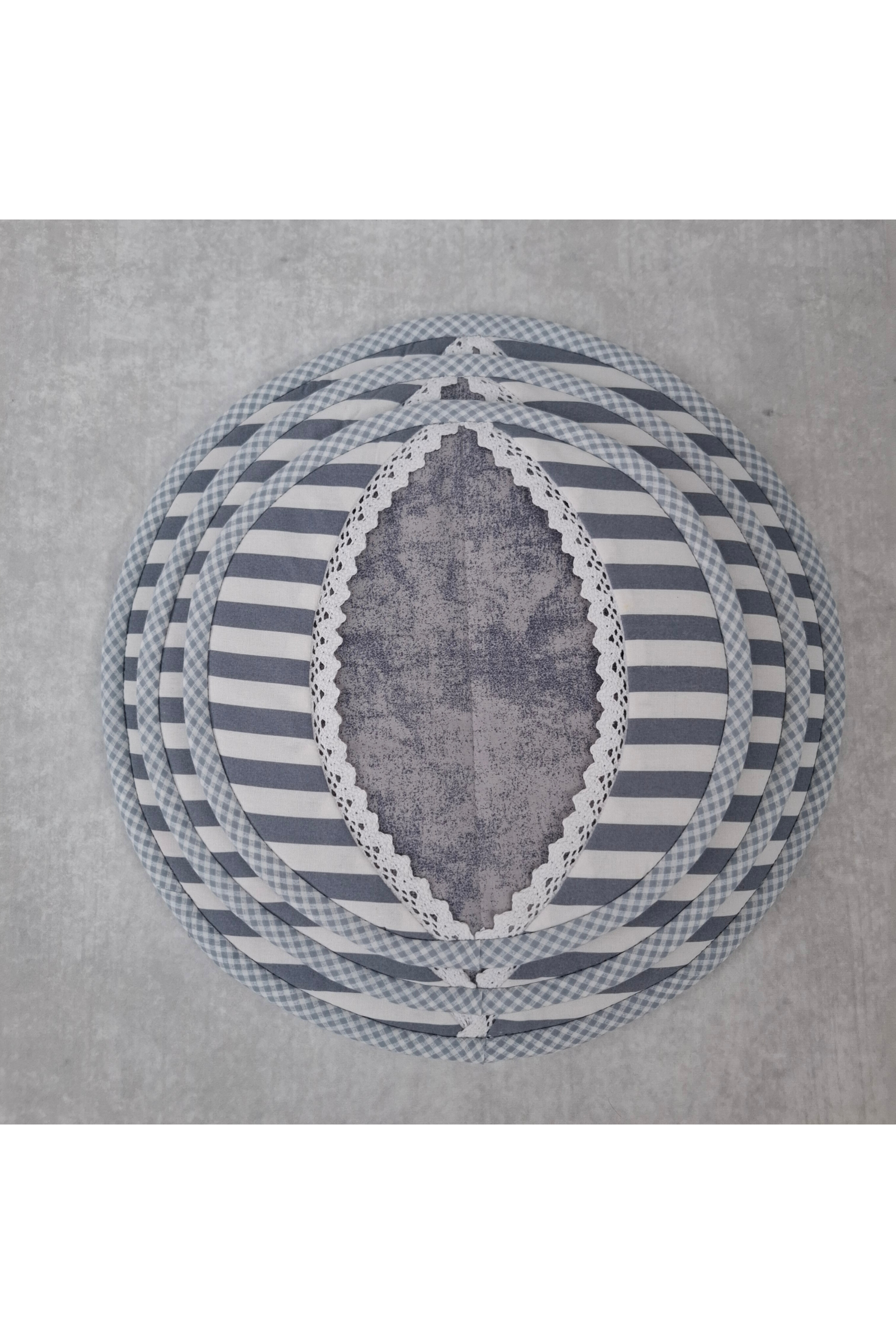 دمکنی مدل چشمی کتان نخ